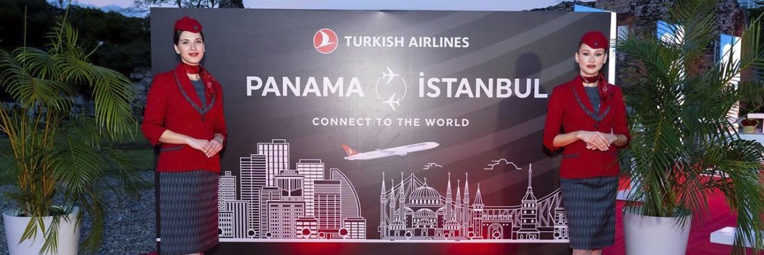 Turkish Airlines celebra vuelos directos entre Estambul y Panamá