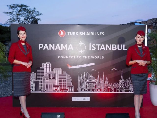 Turkish Airlines celebra vuelos directos entre Estambul y Panamá